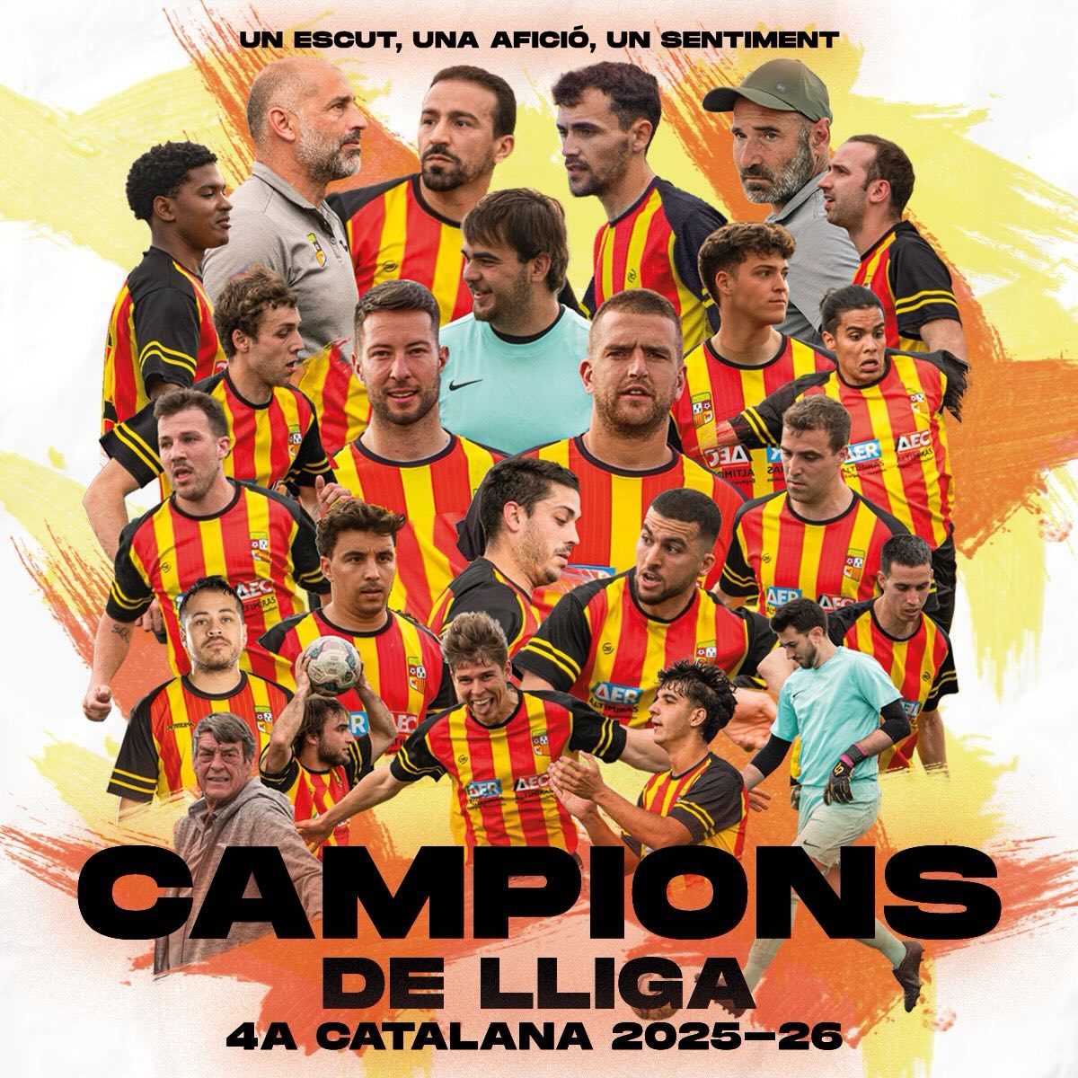 CAAAAAAMPIIIIIOOOOOONS!!!!31 anys després tornem a guanyar la lliga.16 anys després tornem a tercera catalana.Per tots els que no hi són i somiaven en aquest moment.Per tots els que et van veure caure i mai et van donar l’esquena.Per tots els que hi sou ara.MIL GRÀCIES per fer-ho possible! Ho hem aconseguit!!!SOM CAMPIONS!!! 🥳🥳🥳#orgullcalldetenenc